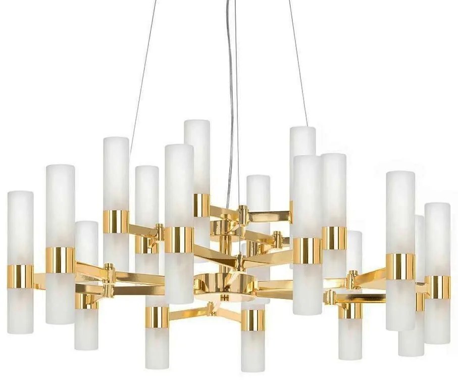 Lustra suspendata design minimalist Tub 18 auriu
