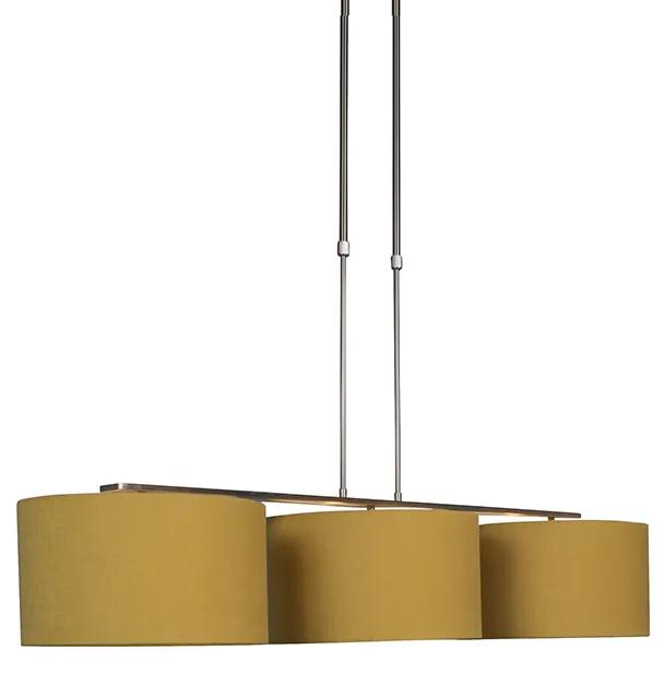 Lampă suspendată modernă din oțel cu umbră de 35 cm porumb - Combi 3 Deluxe