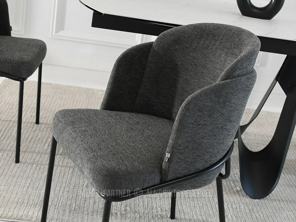 Scaun Conor (grafit + negru). 1111010
