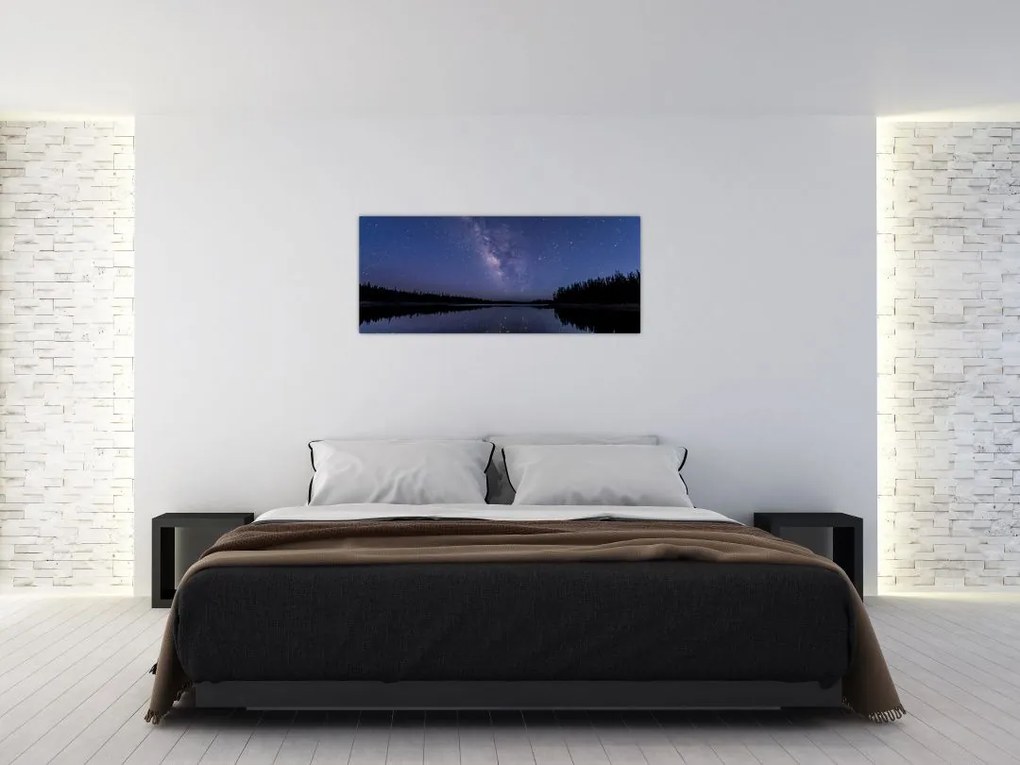 Tablou cu cerul nocturn (120x50 cm)