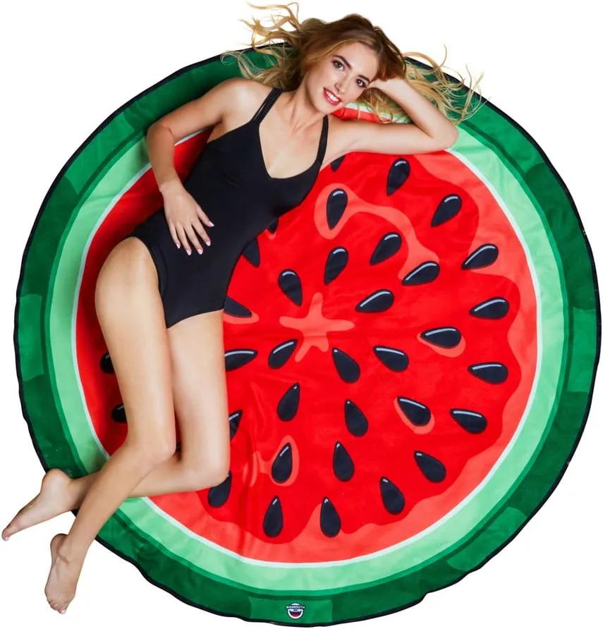 Pătură pentru plajă Big Mouth Inc. Watermelon, ⌀ 152 cm