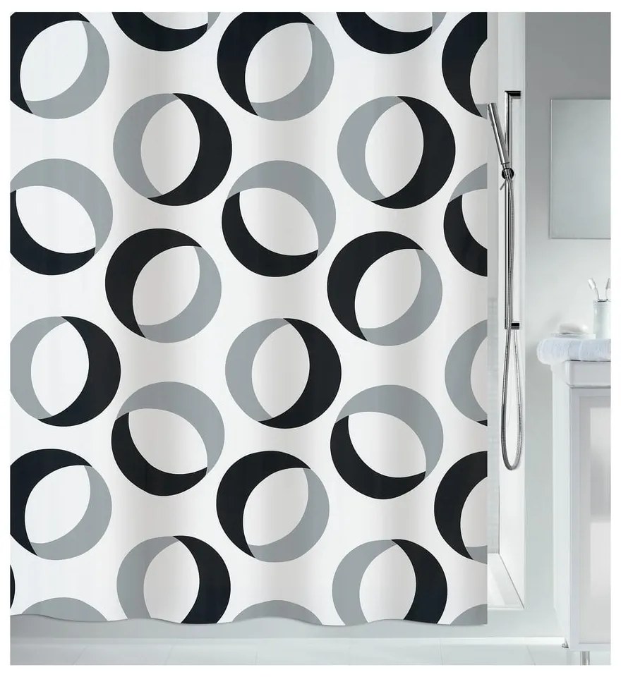 Perdea de duș 180x200 cm Rings – Spirella