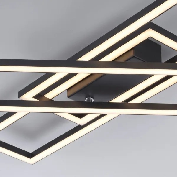 Leuchten Direkt 14697-18 - Plafonieră LED dimabilă IVEN LED/24W/230V