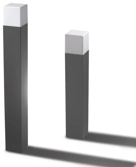Stalp de iluminat exterior modern IP54 SORANO H-50cm gri