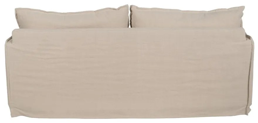 Canapea crem cu tapițerie din in 200 cm – Ixia