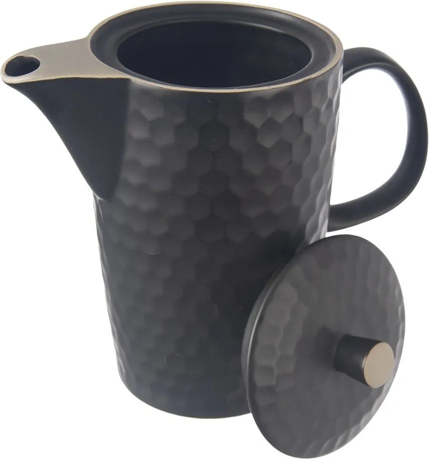 Ceainic negru din ceramică 1,3 l Tea Time – Orion