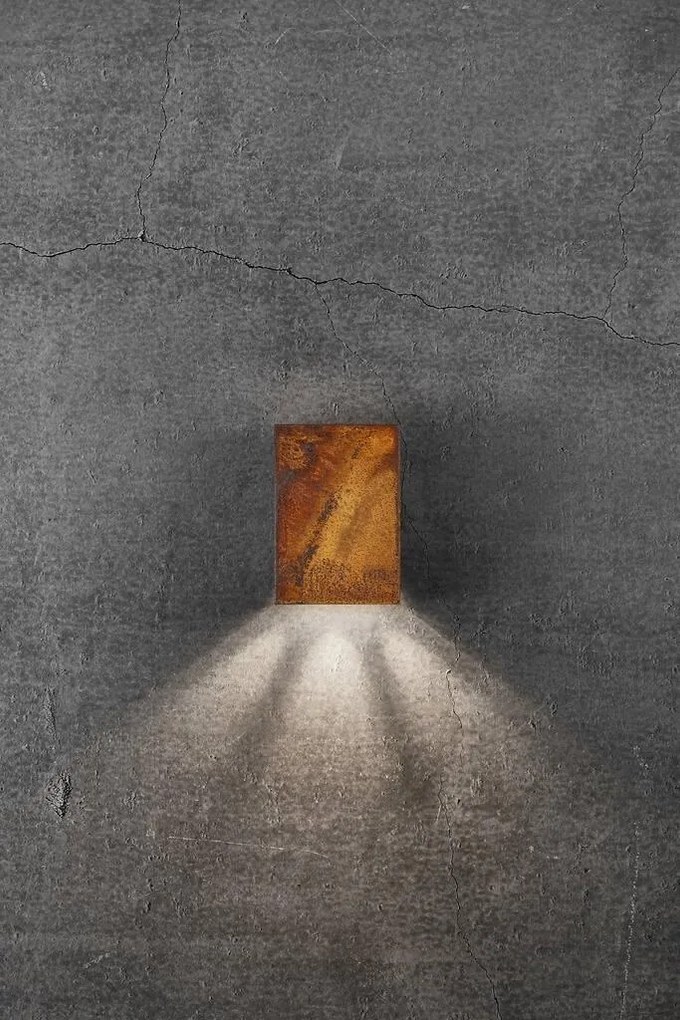Aplica LED exterior cu iluminat up/down IP54 Fold 10 corten 2019041038 NL