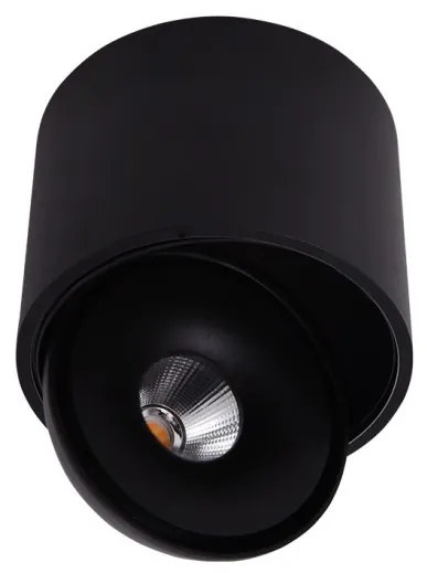 Spot LED aplicat directionabil de tavan/plafon BOSTON TUBE negru ZZ AZ3468