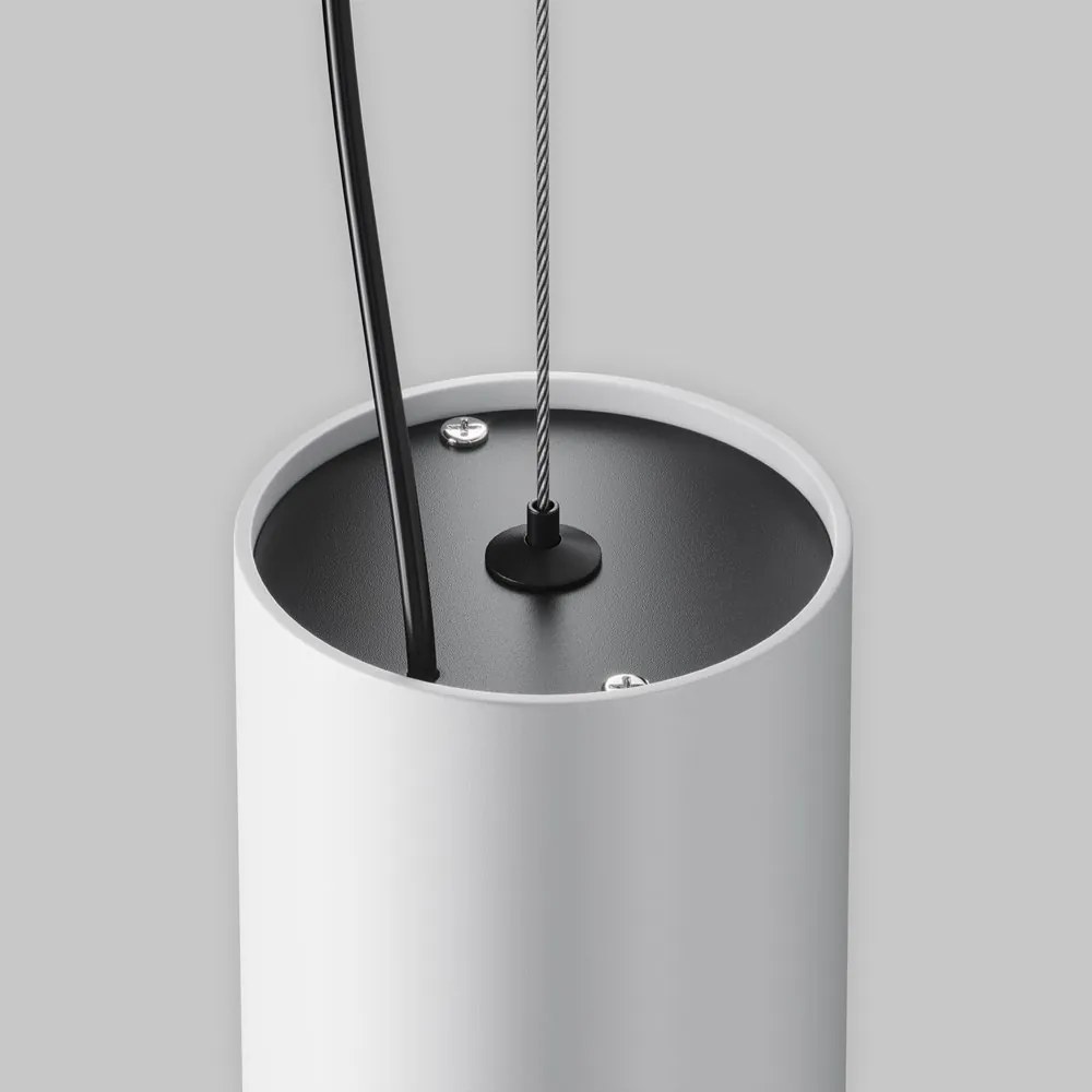 Pendul LED iluminat design tehnic Efir D-9,5cm 25W alb