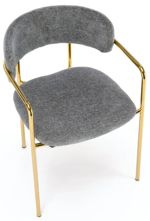 Scaun K537 gri/gold