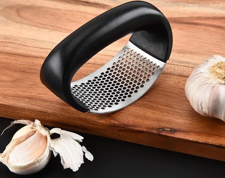 Zaparkorun Presă de usturoi din oțel inoxidabil