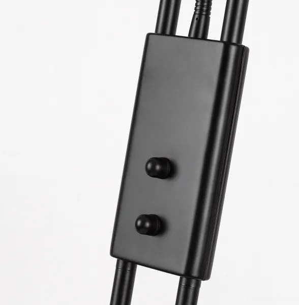 Brilagi - Lampă de podea dimabilă SCARLETT 1xR7s/230W/230V + 1xG9/40W, neagră