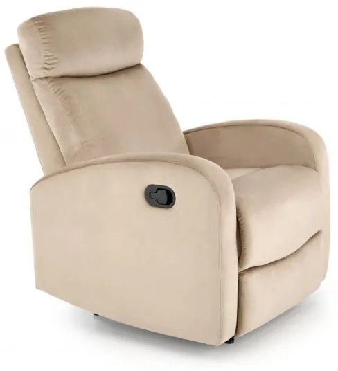 Fotoliu Recliner WONDER Catifea Bej