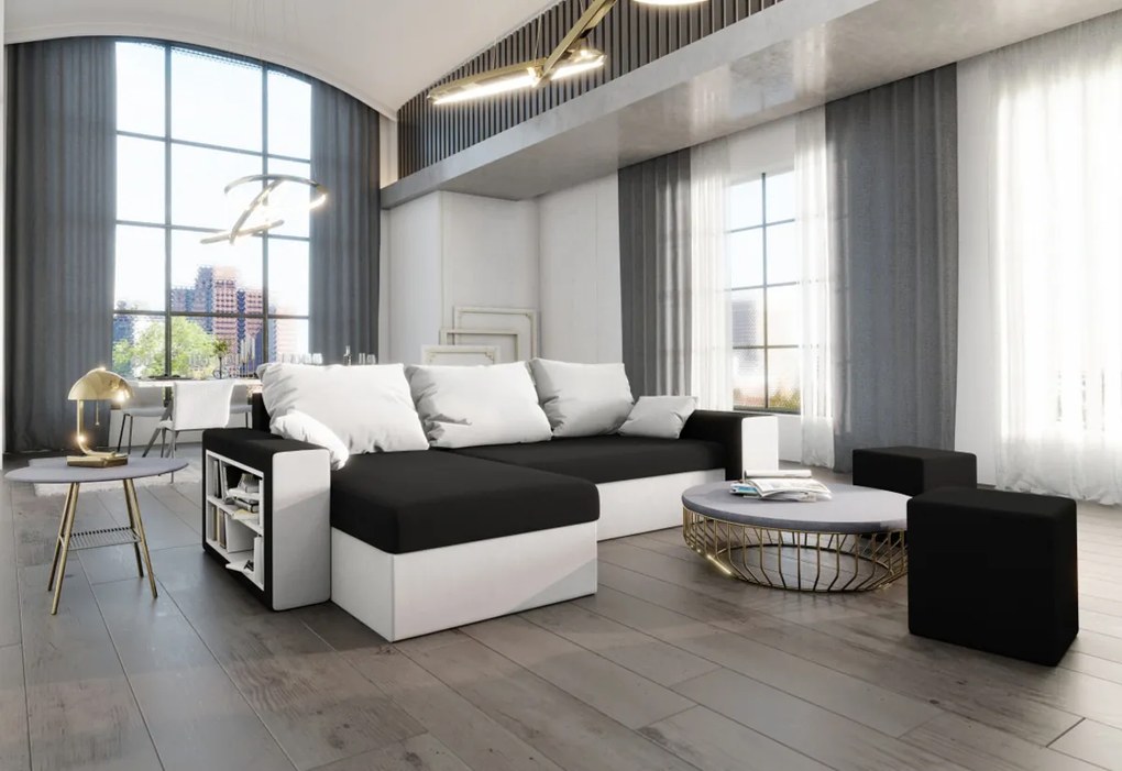 Supermobel Colțar extensibil VEGAS, 253x72x145, rainbow 20/05