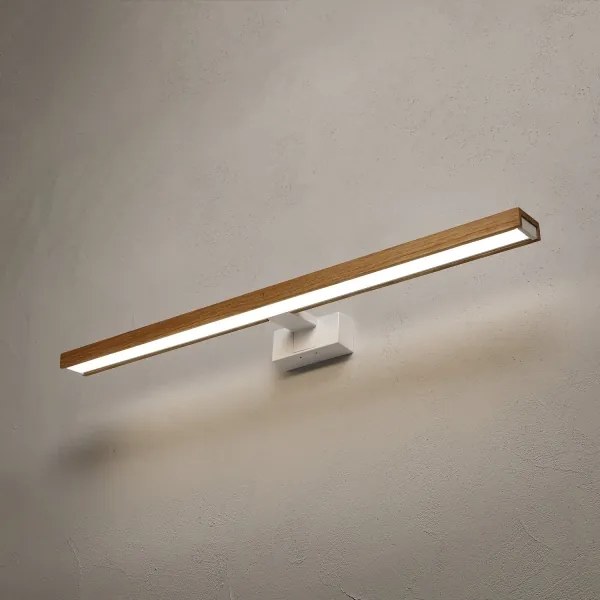 Brilagi - Iluminare LED pentru oglindă de baie 3în1 WOODY MIRROR LED/15W/230V IP44 alb/stejar