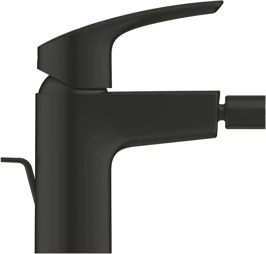 Baterie bideu negru mat Grohe Eurosmart New S