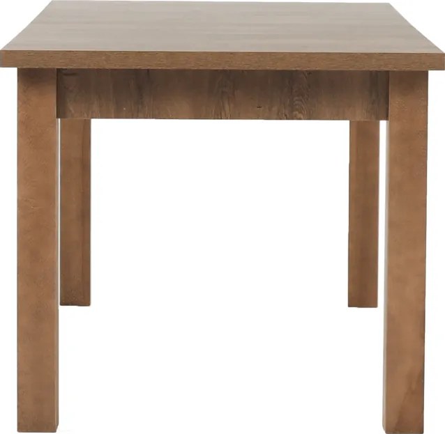 Masă extensibilă pentru dining, stejar lefkas închis, 160-203x90 cm, MONTANA STW