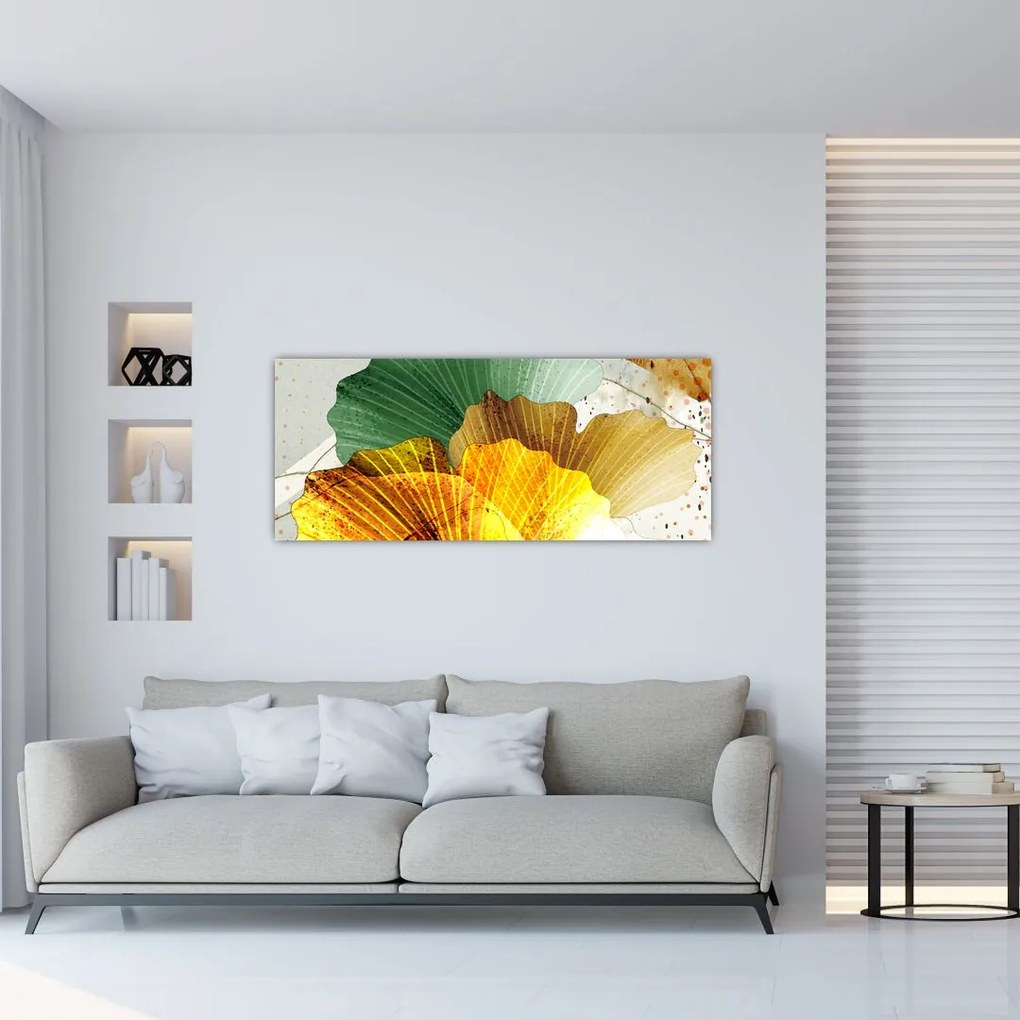 Tablou - Frunze (120x50 cm)