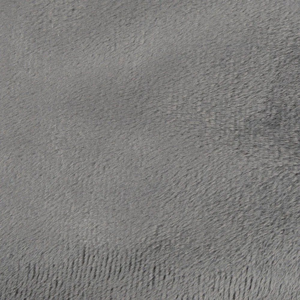 Pat pentru animale de companie gri pentru câini din piele întoarsă ø 50 cm Flakes – Love Story