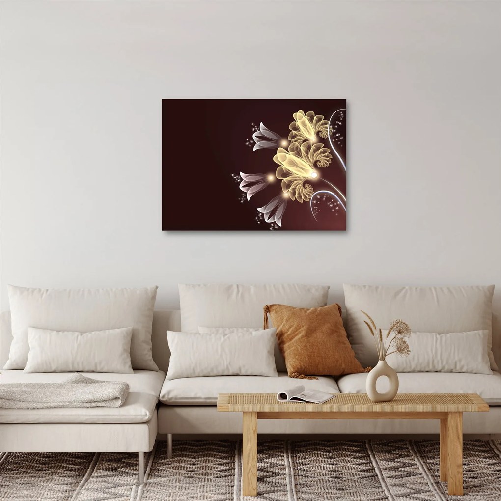 Tablou - Flori strălucitoare (70x50 cm)