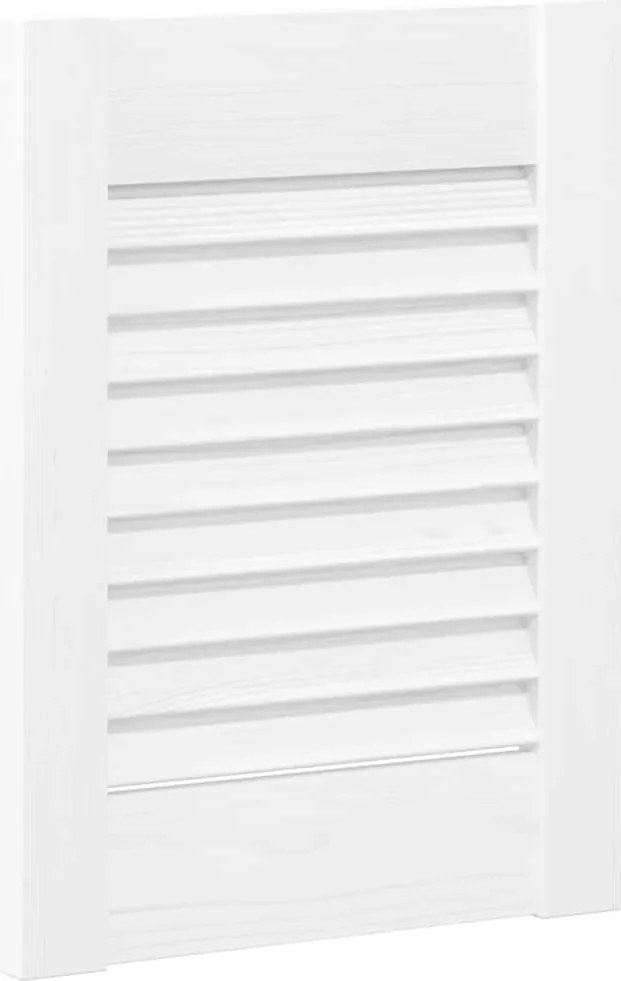 vidaXL Ușă de dulap cu grilaj alb 39,5x29,5 cm