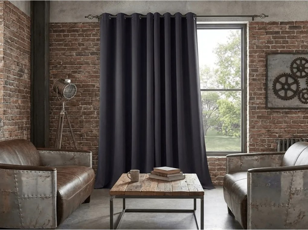 Draperie OXFORD LIGHT 140x250 cm, gri inchis Agatat: Rejansa