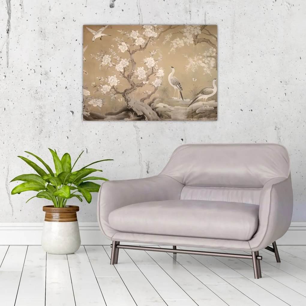 Tablou - Desen animat peisaj japonez (70x50 cm)