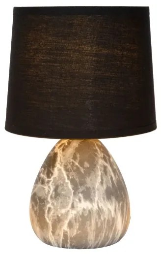Lampă de masă MARMO 1xE14/40W/230V negru Lucide 47508/81/30