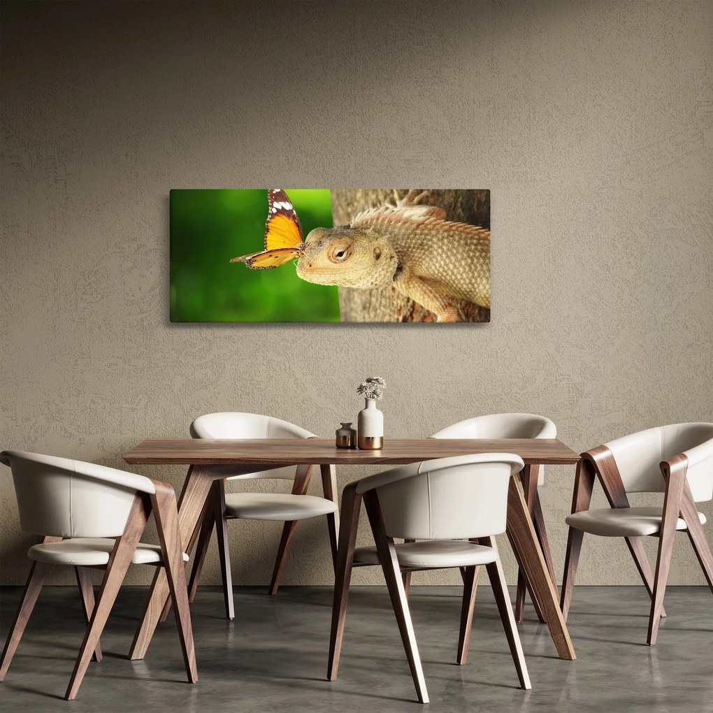 Tablou - Șopârlă (120x50 cm)