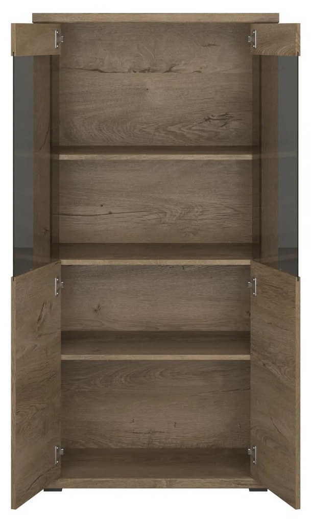 Vitrină Clinecas 2 (stejar lefkas) . 1116788