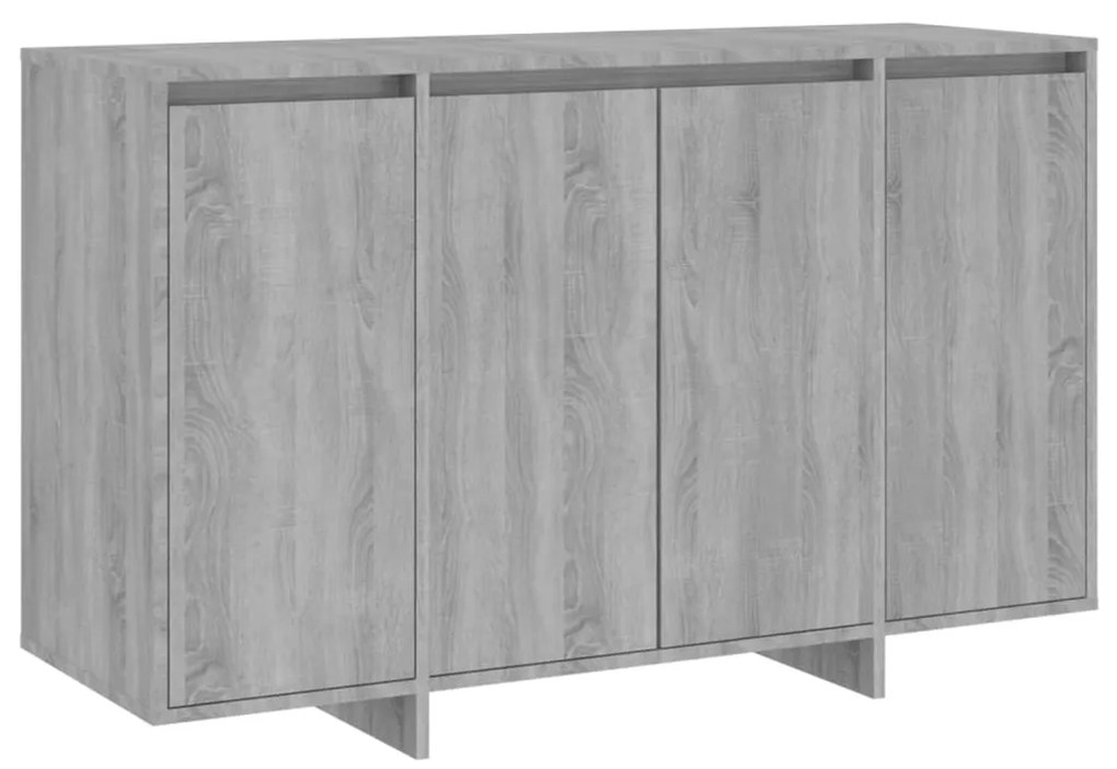 813060 vidaXL Servantă, gri sonoma, 120x41x75 cm, PAL