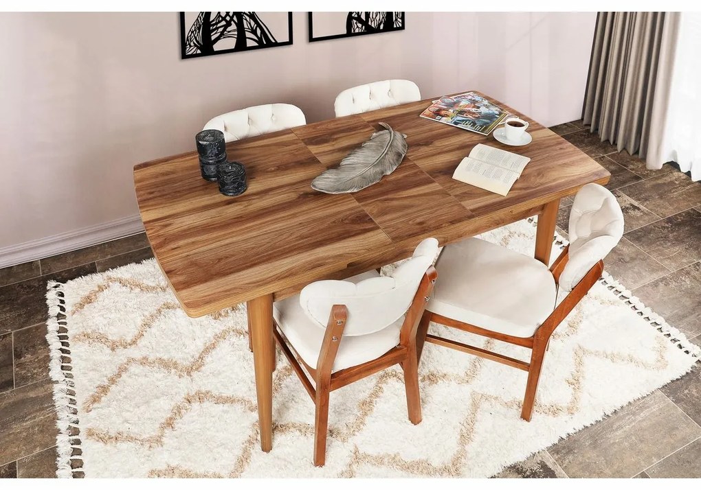 Masă extensibilă Inci Walnut