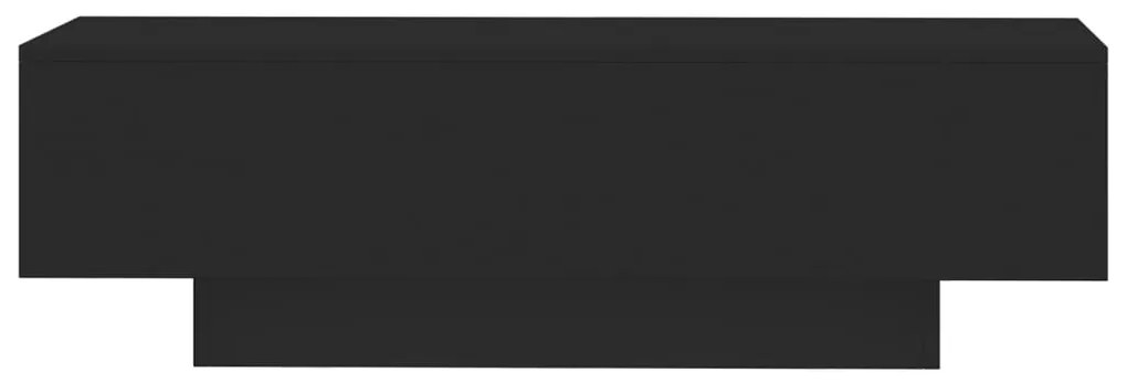 Masuta de cafea, negru, 100x49,5x31 cm, lemn prelucrat