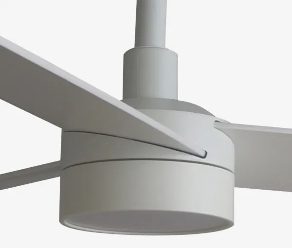 Ventilator LED dimabil FARO 34297WT-1TW RUDDER L LED/18W/230V alb d. 132 cm WT + telecomandă