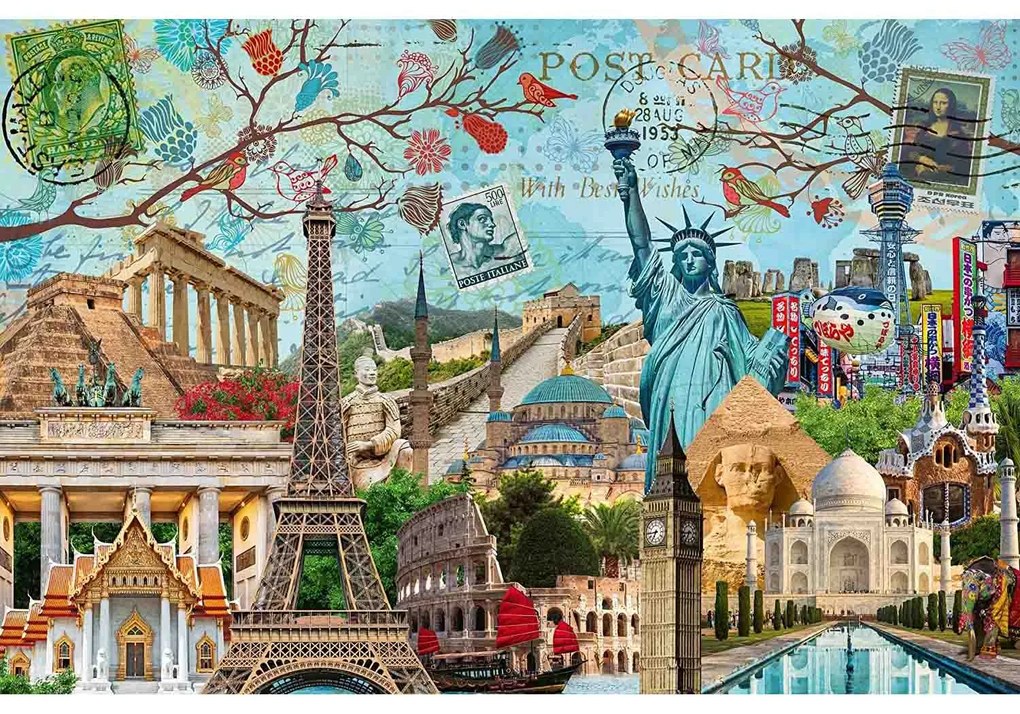 PUZZLE COLAJ MARILE ORASE, 5000 PIESE - RAVENSBURGER (RVSPA17118)