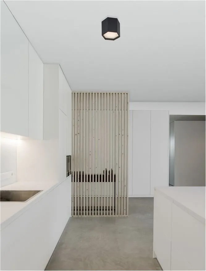 Plafoniera LED design minimal SAMBA neagra