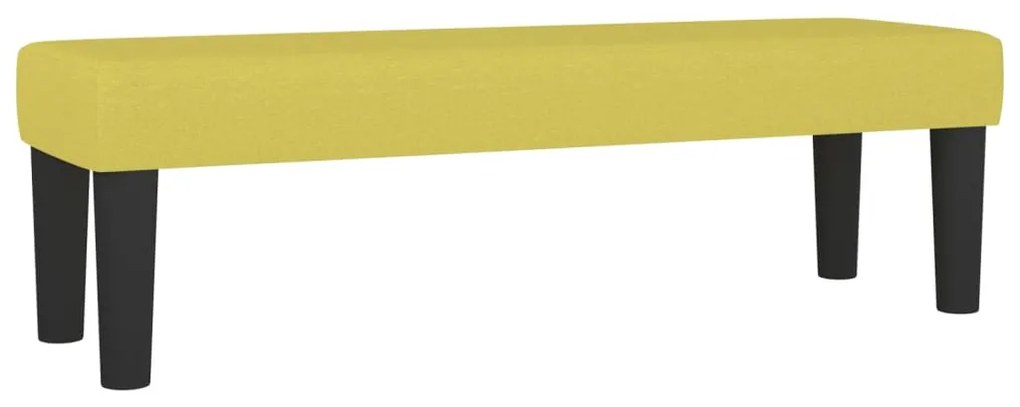 346651 vidaXL Bancă, verde, 100x30x30 cm, textil