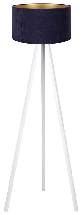 Lampadar VELVET 1xE27/60W/230V alb/albastru Brilagi