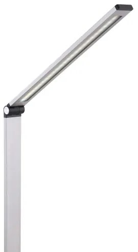 Lampă LED de birou cu încărcare wireless LED/10W/230V crom mat