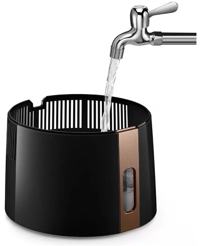 Umidificator Philips HU3918/10, Până la 45 m2, 300 ml/h, 3 l, 3 trepte, Nanocloud, Afișaj LED, Mod de noapte, Negru