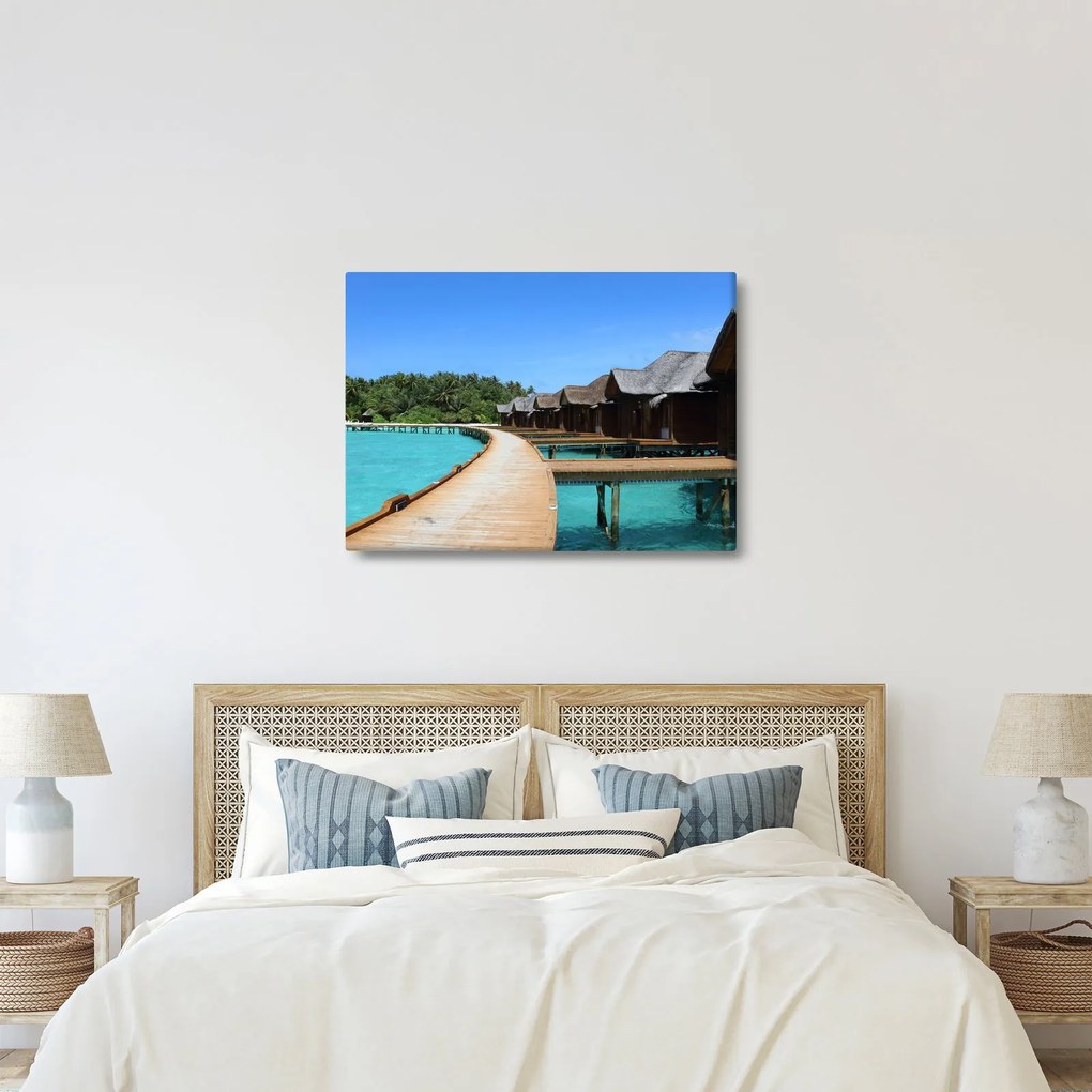 Tablou cu Maledive (70x50 cm)