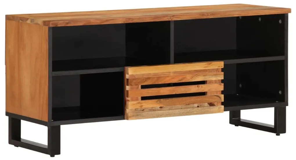 vidaXL Dulap TV, 100x34x46 cm, lemn masiv de acacia