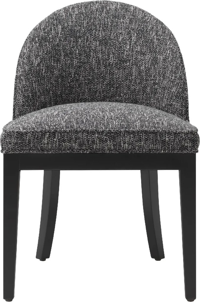 Scaun tapitat design LUX Fallon, Cambon black