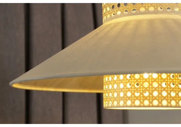 Lustră aplicată RIO Duolla RATTAN 1xE27/15W/230V d. 45 cm bej/ratan