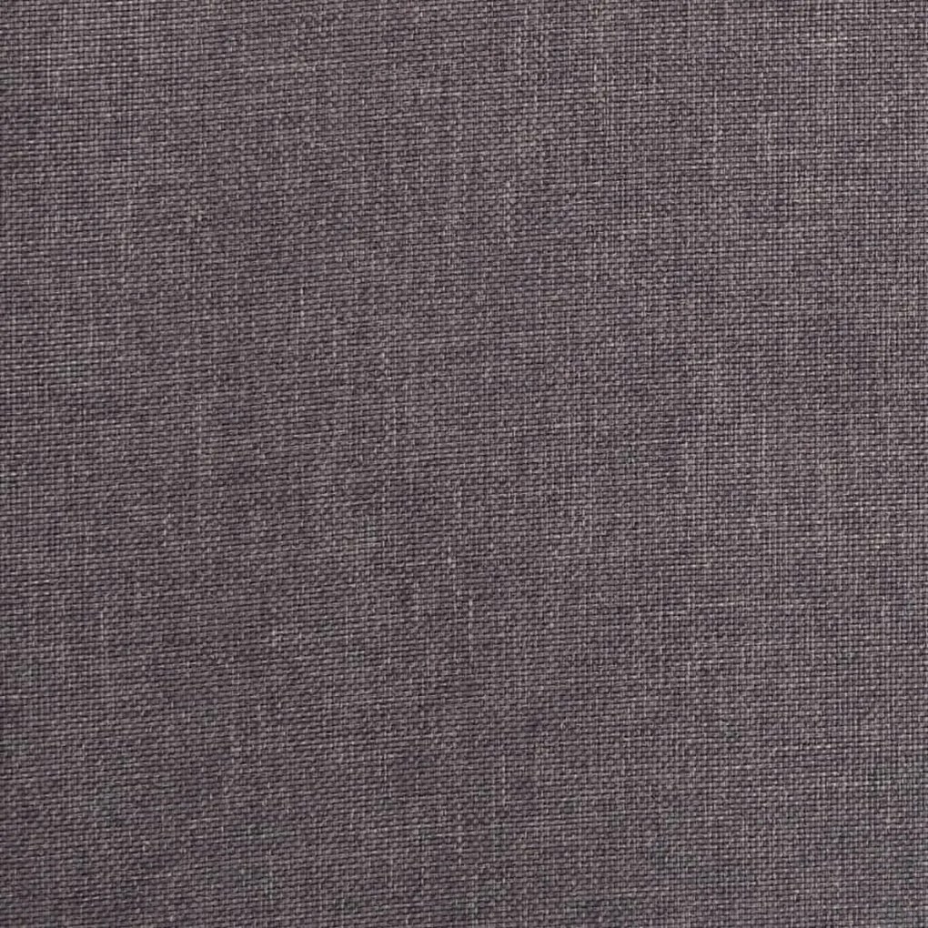 Scaune de bucatarie pivotante, 2 buc., gri taupe, textil 2, Gri taupe