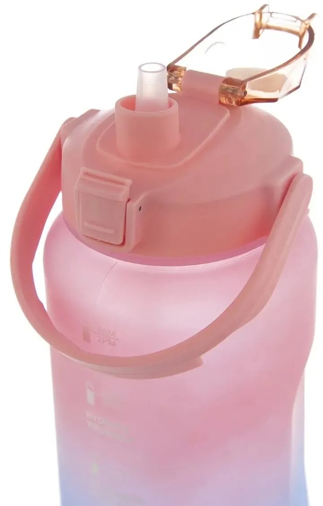 Sticlă sport, 2 l, roz