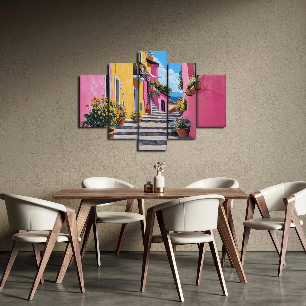 Tablou - Alee roz (150x105 cm)