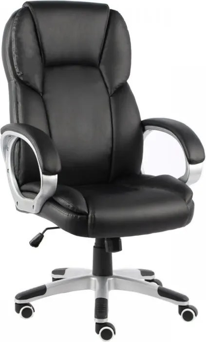 RESIGILAT- Scaun directorial cu Masaj, ergonomic, piele ecologică, SIB 829M, Negru
