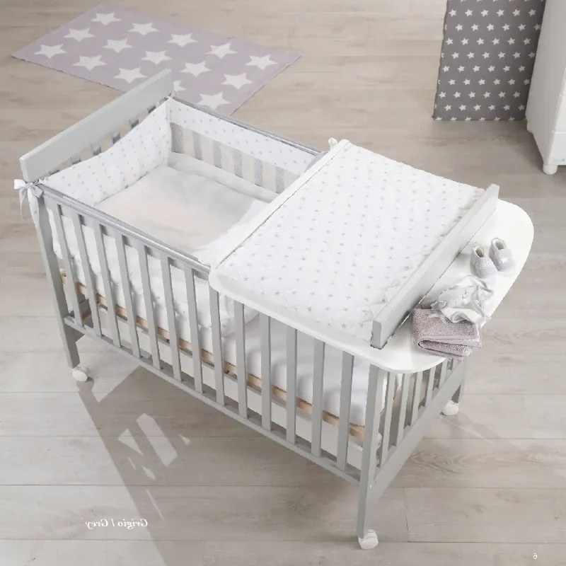 Reductor textil stil BabyNest pentru patut bebelusi