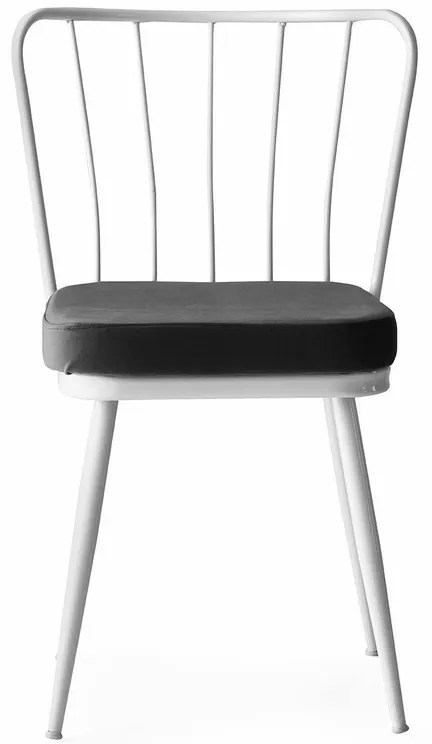 Set de scaune de sufragerie Yildiz White, 2 bucăți
